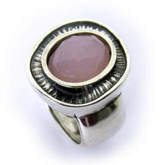 Tamzin Rose Quartz Oval Stone Ring - MococoTamzinR2889 - 69912185110011Rings