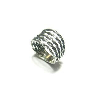 Tamzin Wavy Multi Strand Ring - MococoTamzinR8746 - 10Rings
