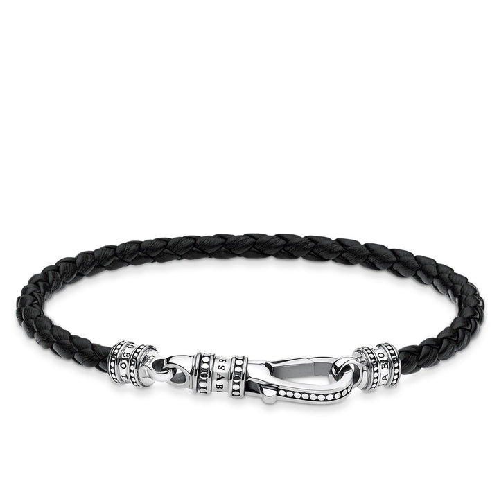 Thomas Sabo Black Leather Lobster Clasp Bracelet - MococoThomas SaboA1931 - 682 - 11 - L194051245449945Bracelets