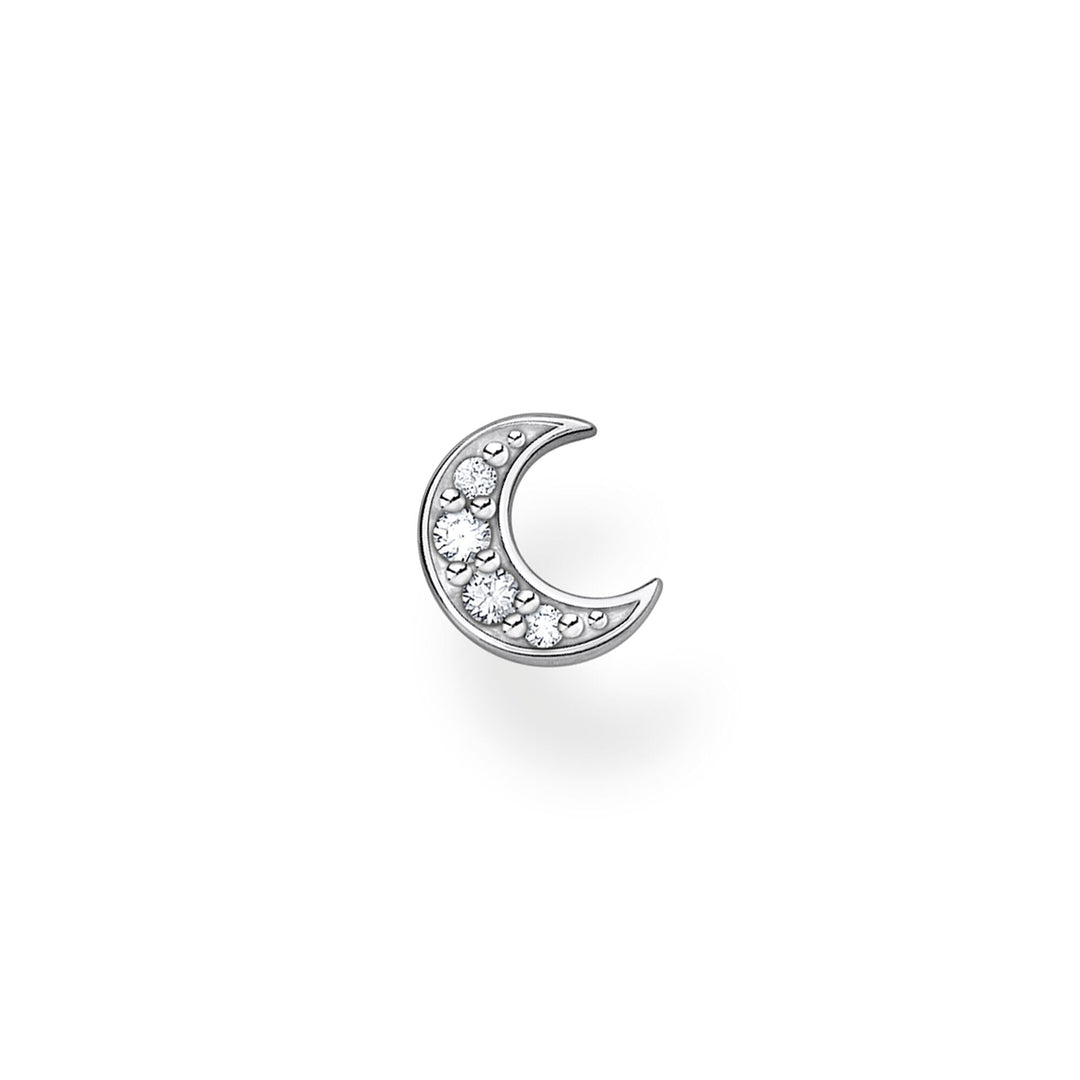 Thomas Sabo CZ Moon Silver Single Ear Stud - MococoThomas SaboH2133 - 051 - 144051245491449Earrings