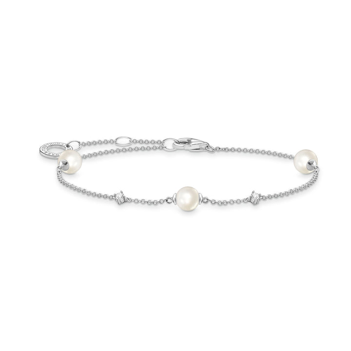 Thomas Sabo CZ Silver Pearls Bracelet - MococoThomas SaboA2038 - 167 - 14 - L19v4051245506815Bracelets