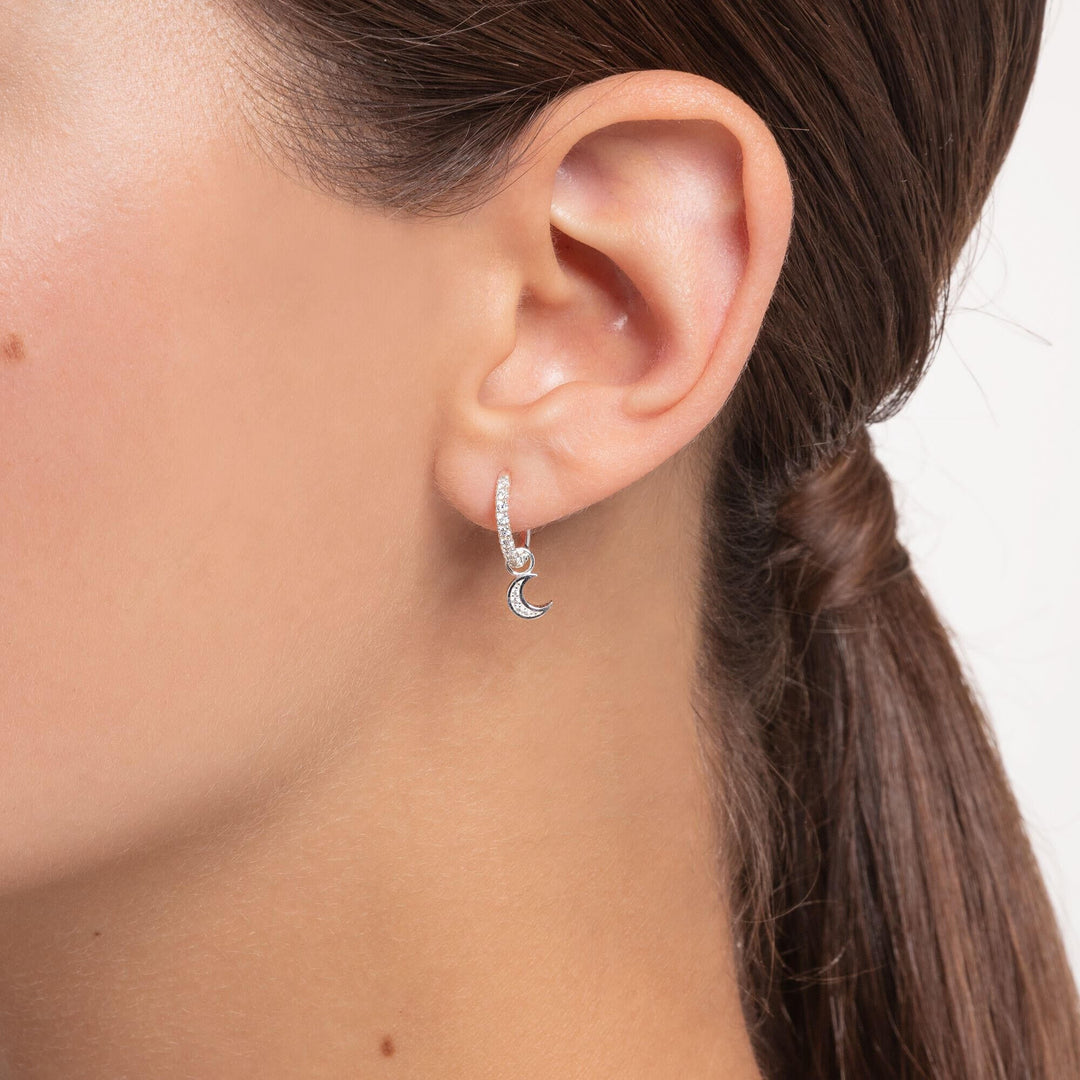 Thomas Sabo CZ Silver Single Hoop - MococoThomas SaboCR658 - 051 - 144051245491159Earrings