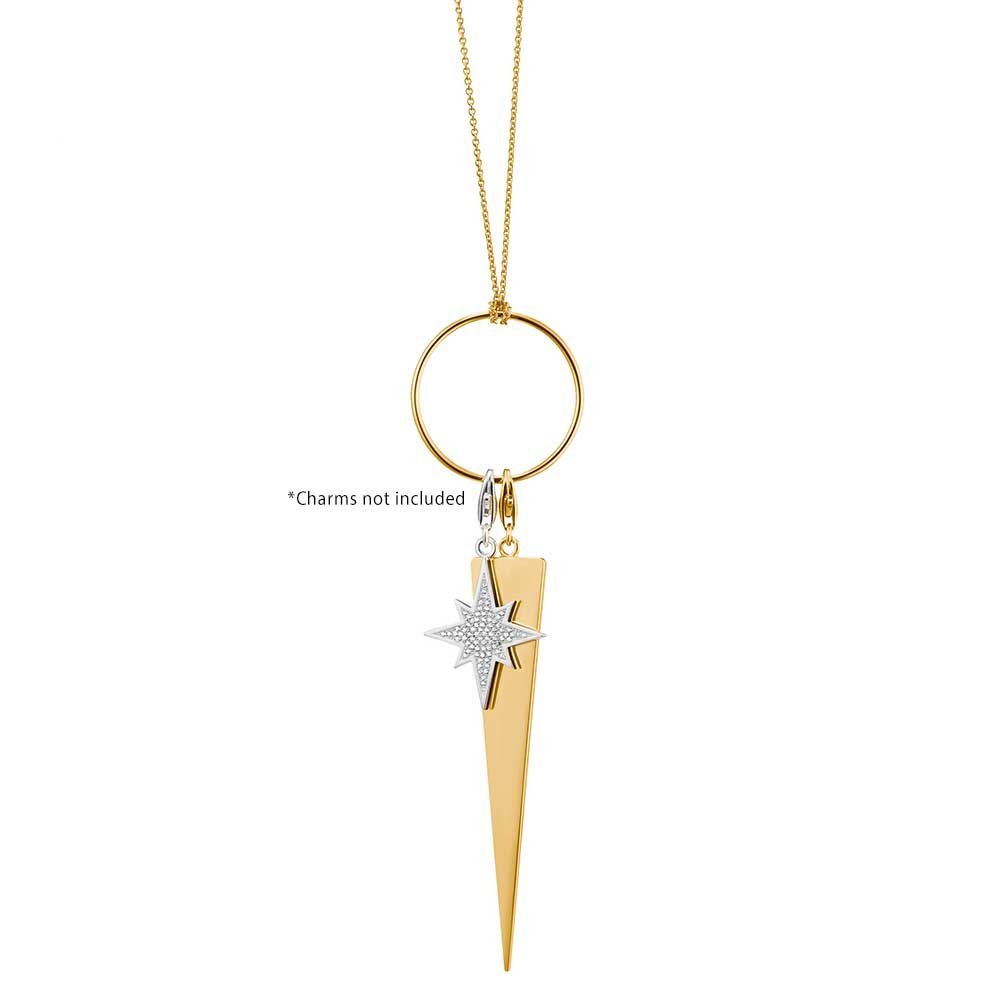 Thomas Sabo Gold Circle Charm Necklace - MococoThomas SaboX0252 - 413 - 39 - L704051245375695Necklaces