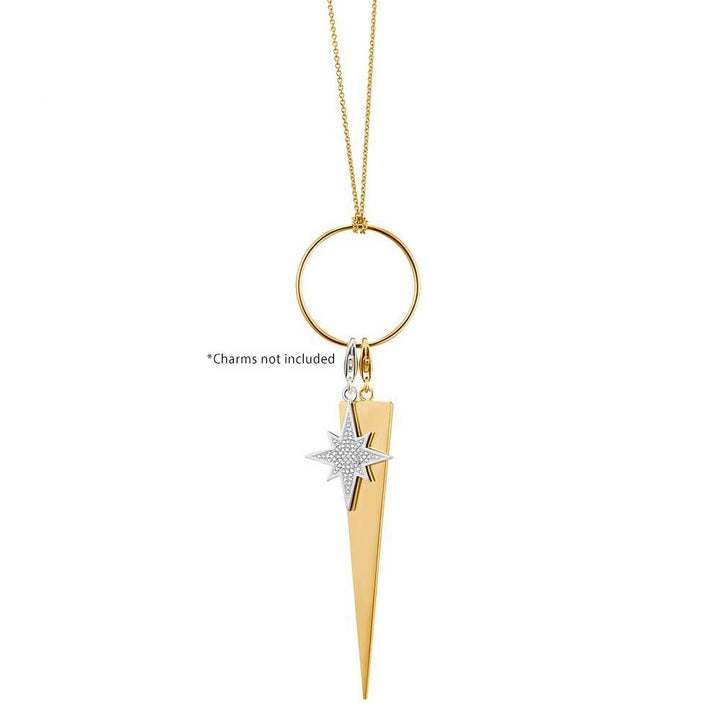 Thomas Sabo Gold Circle Charm Necklace - MococoThomas SaboX0252 - 413 - 39 - L704051245375695Necklaces