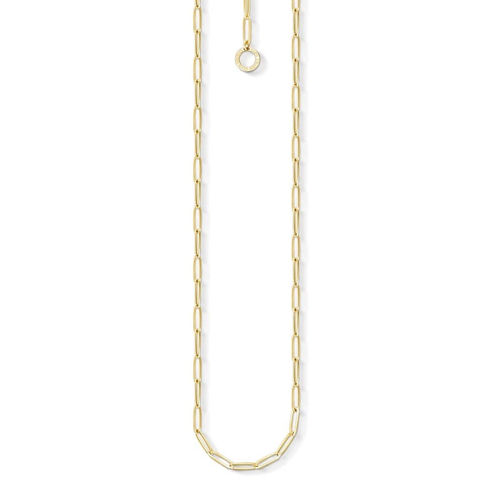 Thomas Sabo Gold Square Link Charm Necklace - MococoThomas SaboX0254 - 413 - 39 - L454051245375916Necklaces