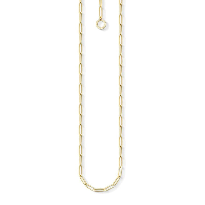 Thomas Sabo Gold Square Link Charm Necklace - MococoThomas SaboX0254 - 413 - 39 - L454051245375916Necklaces