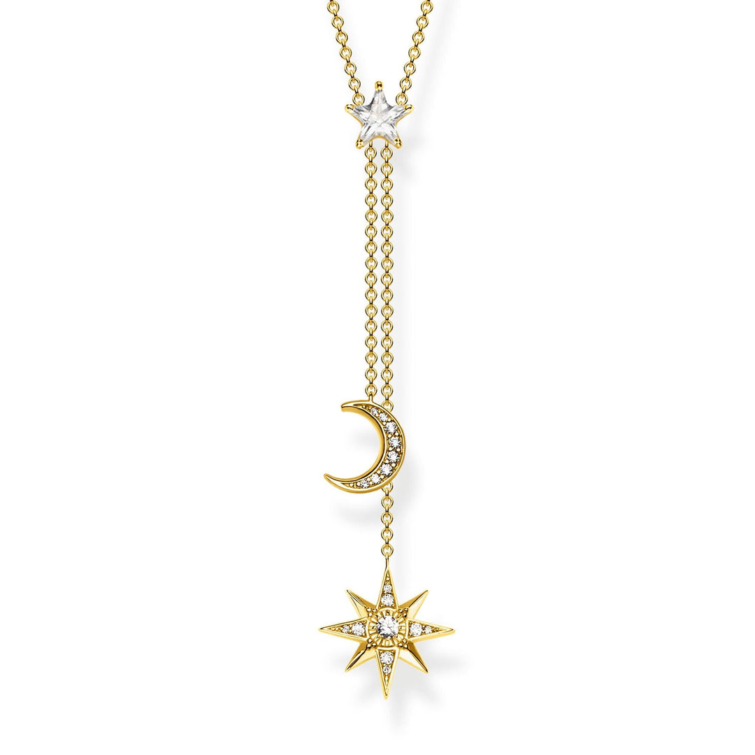 Thomas Sabo Gold Star & Moon Necklace - MococoThomas SaboKE1900 - 414 - 14 - L45V4051245451078Necklaces