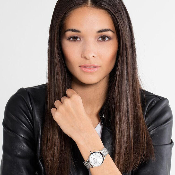 Thomas Sabo Ladies Silver Mesh Glam Spirit Watch - MococoThomas SaboWA0248 - 201 - 201 - 33 mm4051245219739Watches and Accessories