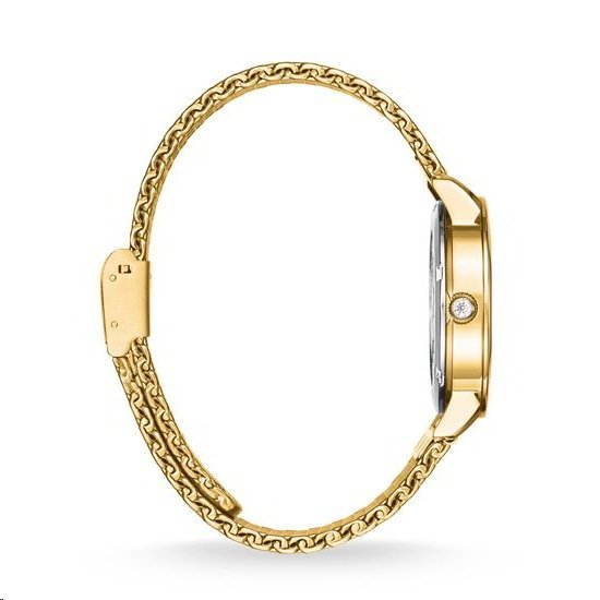Thomas Sabo Ladies Yellow Gold Plated Mesh Strap Watch - MococoThomas SaboWA0302 - 264 - 213 - 33 mm4051245312126Watches and Accessories