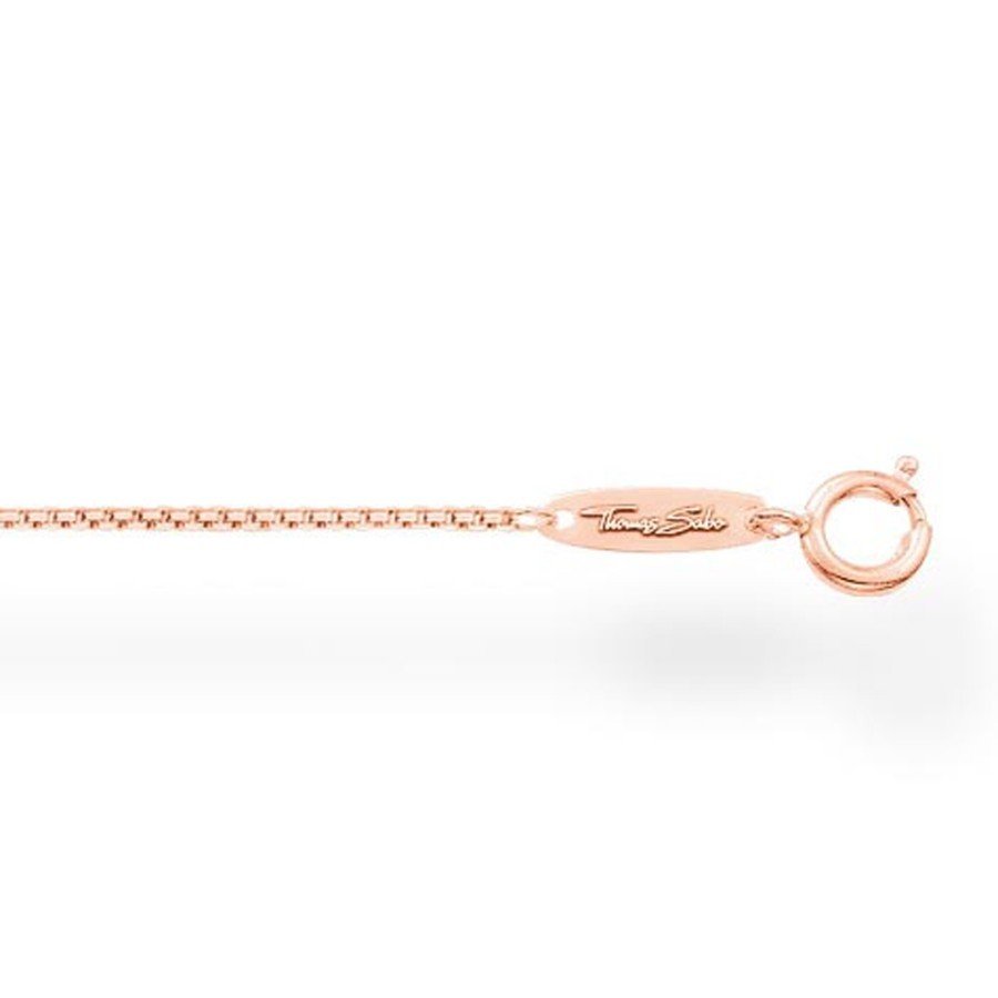 Thomas Sabo Rose Gold Venezia 1mm Chain Necklace - MococoThomas SaboKE1106 - 415 - 12 - L42V4051245072006Necklaces