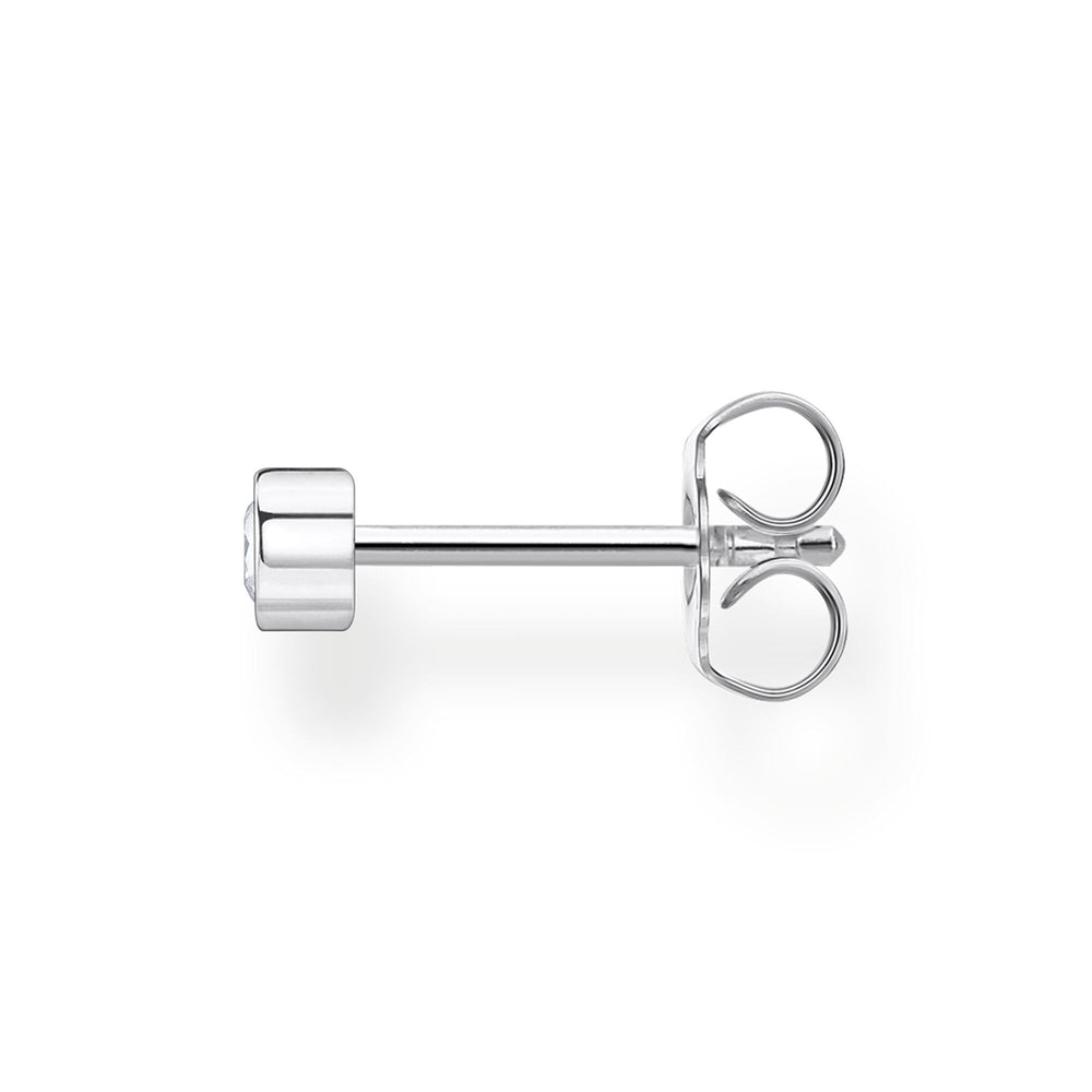 Thomas Sabo Round CZ Silver Single Ear Stud - MococoThomas SaboH2136 - 051 - 144051245491531Earrings