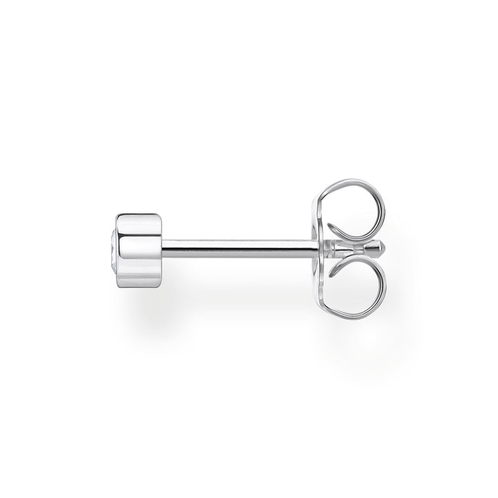 Thomas Sabo Round CZ Silver Single Ear Stud - MococoThomas SaboH2136 - 051 - 144051245491531Earrings