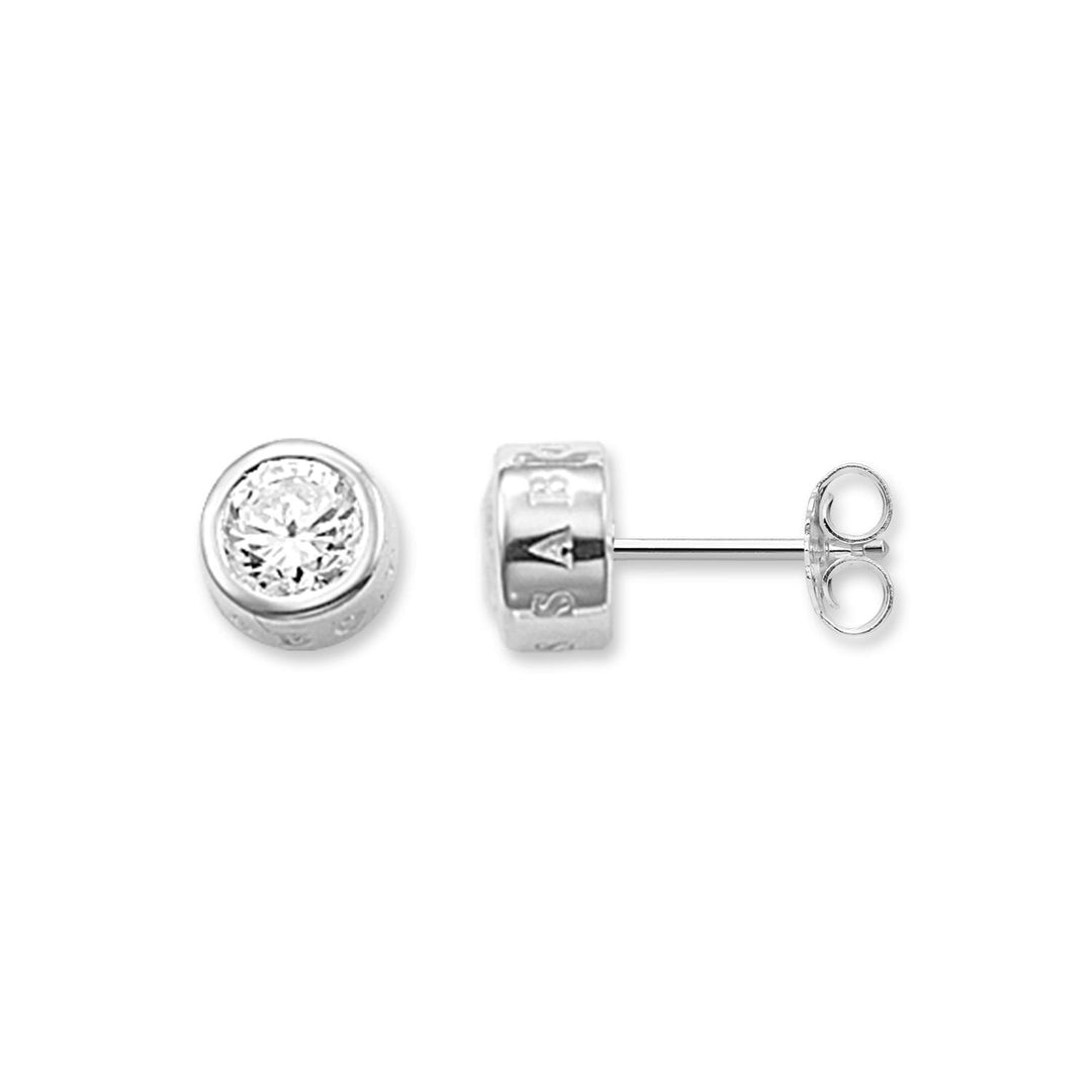 Thomas Sabo Round White CZ Silver Stud Earrings - MococoThomas SaboH1670 - 051 - 144051245254372Earrings