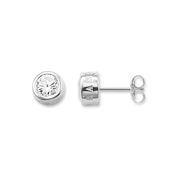Thomas Sabo Round White CZ Silver Stud Earrings - MococoThomas SaboH1670 - 051 - 144051245254372Earrings