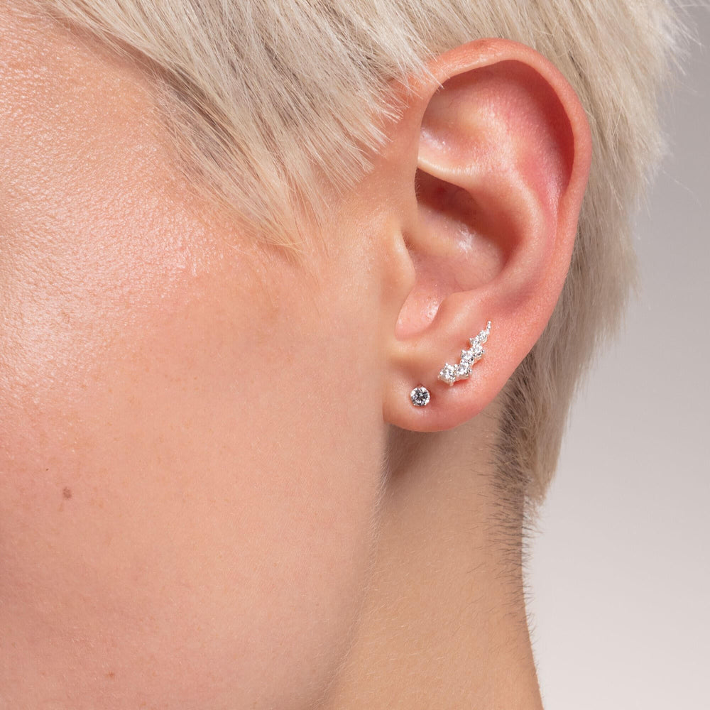 Thomas Sabo Silver and Cubic Zirconia Ear Climbers - MococoThomas SaboH2157 - 051 - 144051245491319Earrings