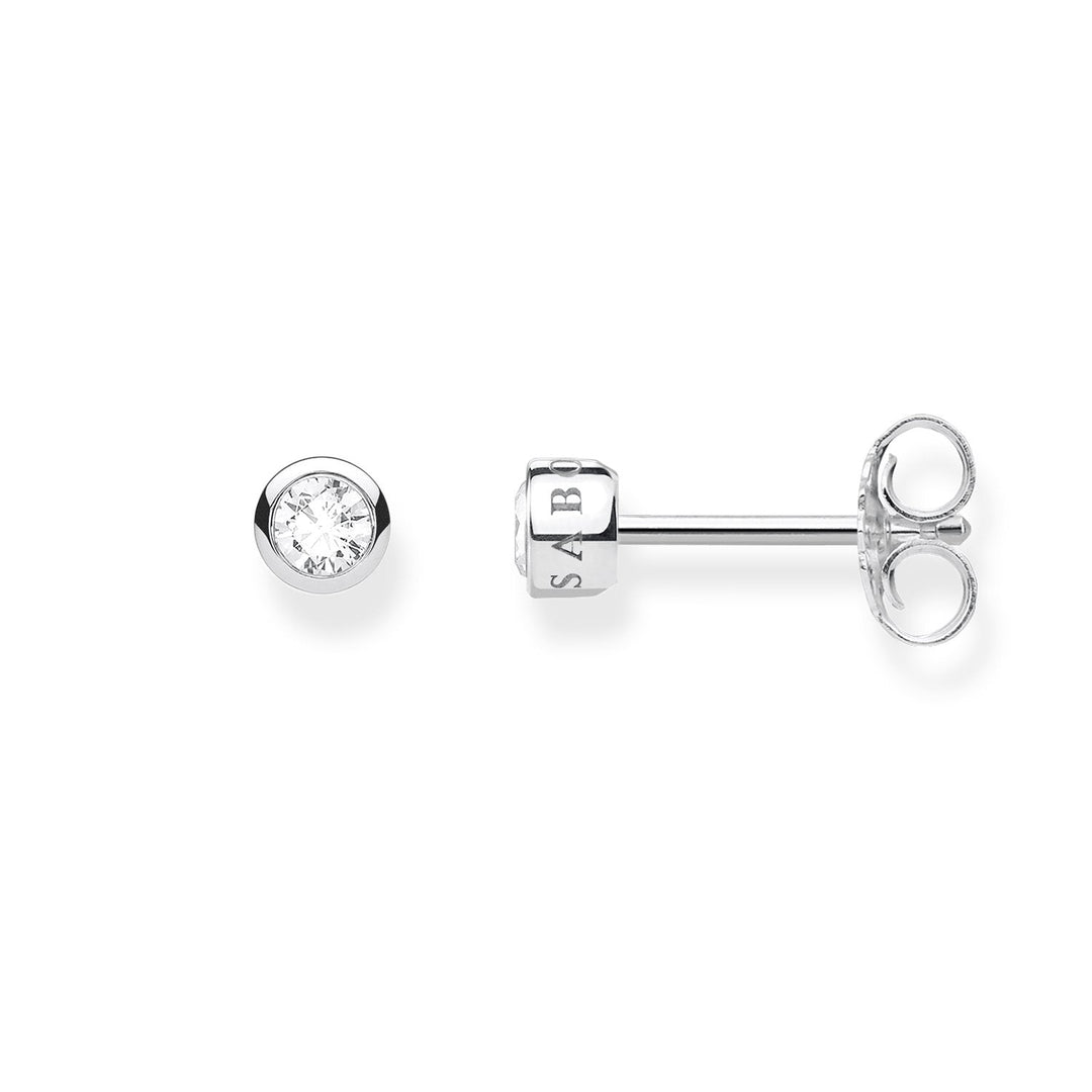 Thomas Sabo Silver & Clear CZ Round Earrings - MococoThomas SaboH1963 - 051 - 144051245314700Earrings