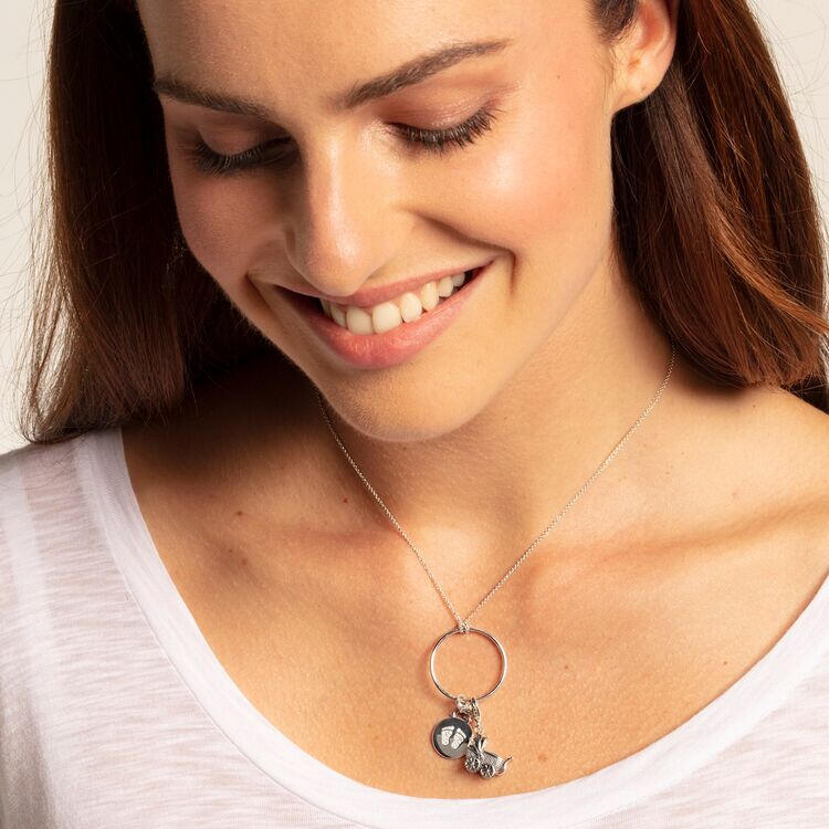 Thomas Sabo Silver CZ Baby Footprint Charm - MococoThomas Sabo1692 - 051 - 144051245403459Charms