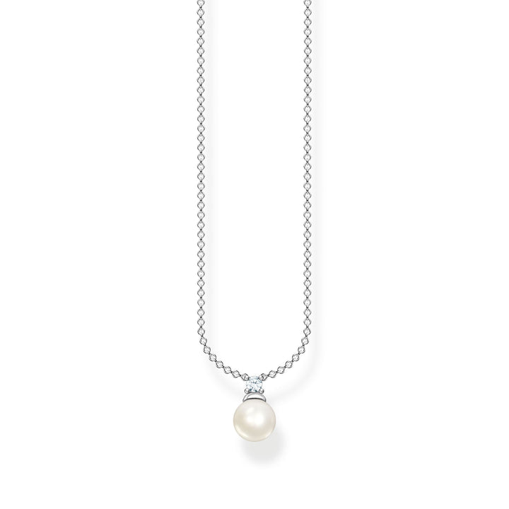 Thomas Sabo Silver CZ Pearl Necklace - MococoThomas SaboKE2121 - 167 - 14 - L45V4051245506976Necklaces