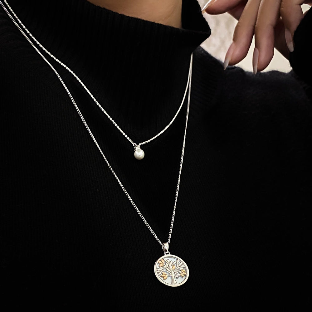 Thomas Sabo Silver CZ Pearl Necklace - MococoThomas SaboKE2121 - 167 - 14 - L45V4051245506976Necklaces