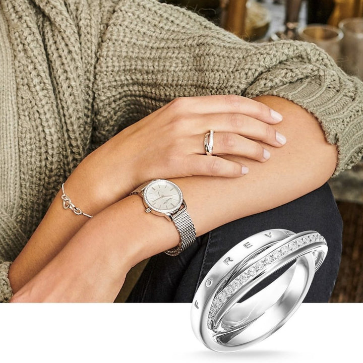 Thomas Sabo Silver CZ Together Forever Ring - MococoThomas SaboTR2099 - 051 - 14 - 484051245227802Rings