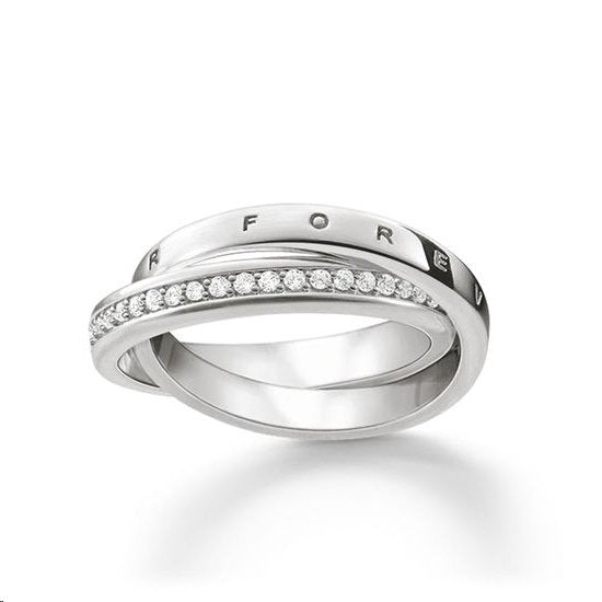 Thomas Sabo Silver CZ Together Forever Ring - MococoThomas SaboTR2099 - 051 - 14 - 484051245227802Rings