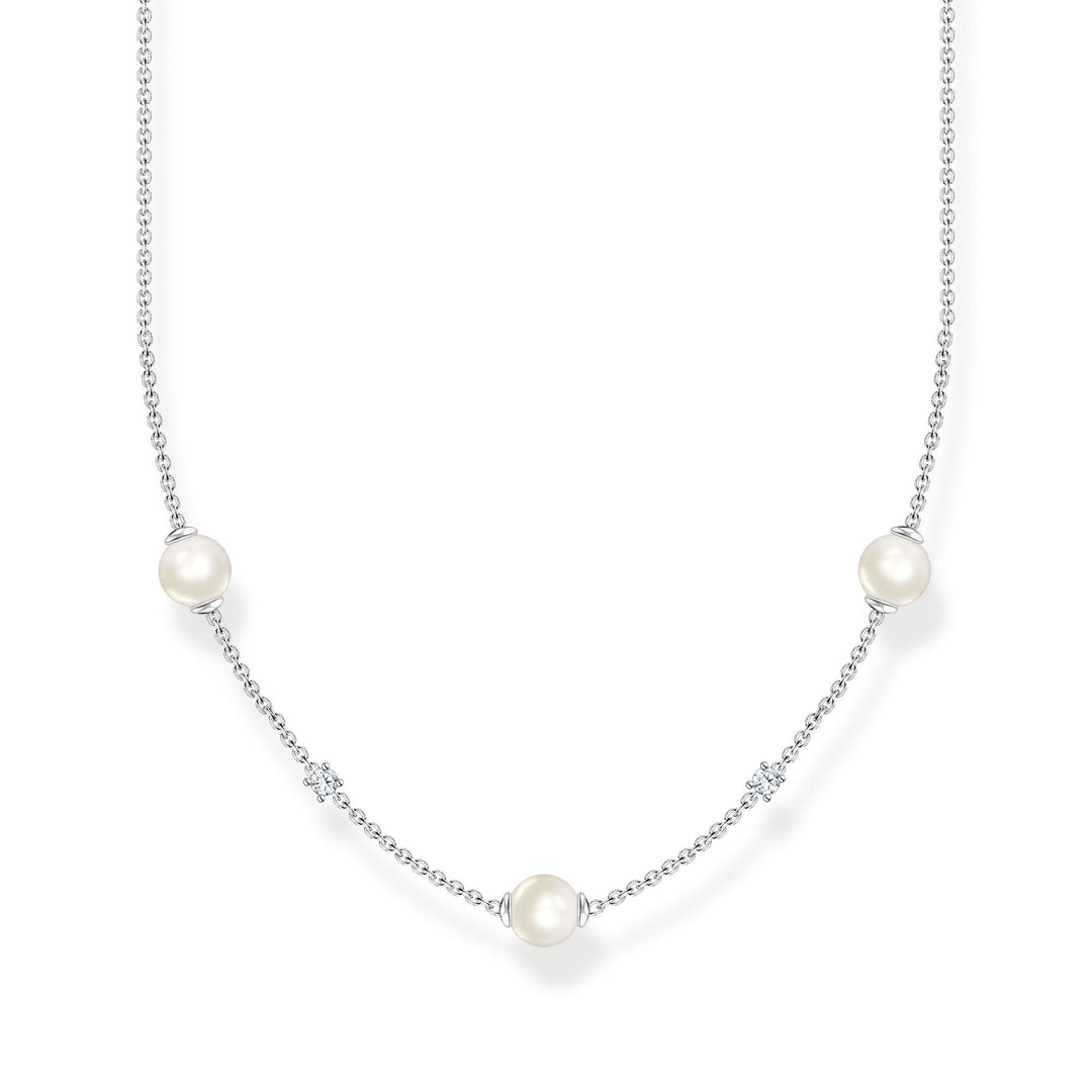 Thomas Sabo Silver CZ Triple Pearl Necklace - MococoThomas SaboKE2120 - 167 - 14 - L45V4051245506969Necklaces