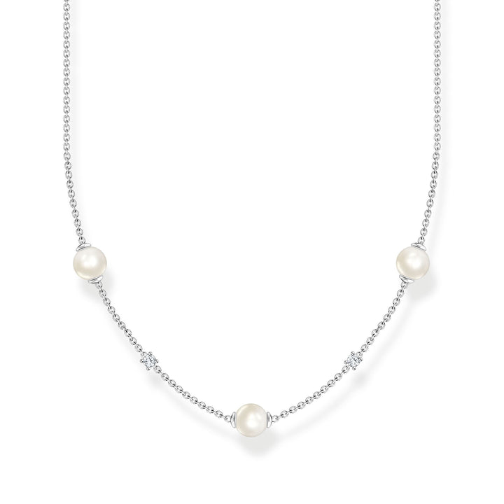Thomas Sabo Silver CZ Triple Pearl Necklace - MococoThomas SaboKE2120 - 167 - 14 - L45V4051245506969Necklaces
