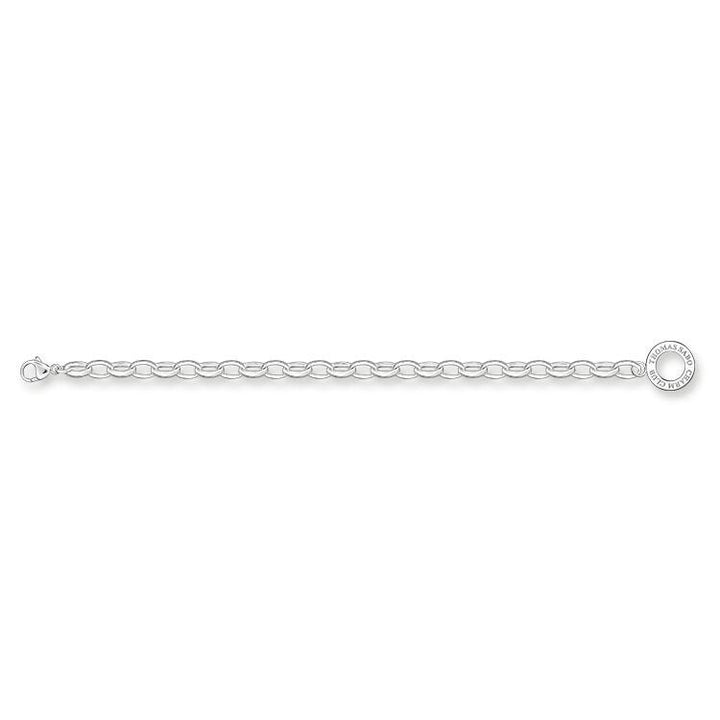 Thomas Sabo Silver Large Link Charm Club Bracelet Small - MococoThomas SaboX0032-001-12-S9120700889284Bracelets