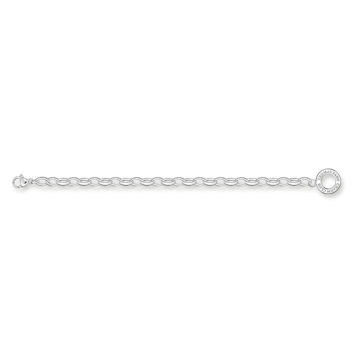 Thomas Sabo Silver Medium Link Charm Club 17cm Bracelet - MococoThomas SaboX0031-001-12-M9120700885941Bracelets