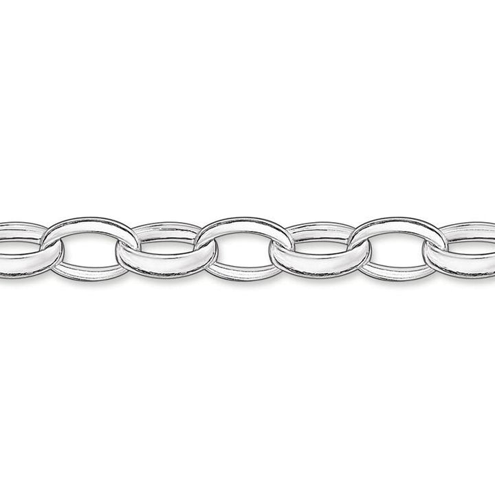 Thomas Sabo Silver Medium Link Charm Club 17cm Bracelet - MococoThomas SaboX0031-001-12-M9120700885941Bracelets