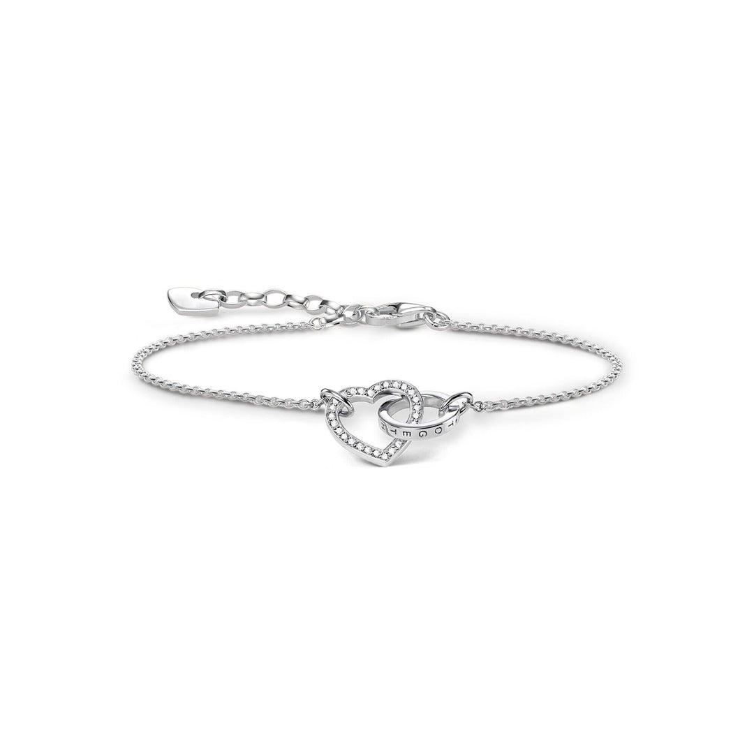 Thomas Sabo Silver Small Heart Together Forever Bracelet - MococoThomas SaboA1648 - 051 - 14 - L19v4051245313284Bracelets