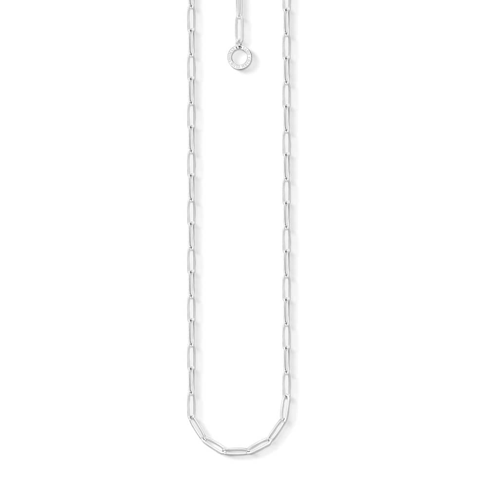 Square Link Charm Necklace