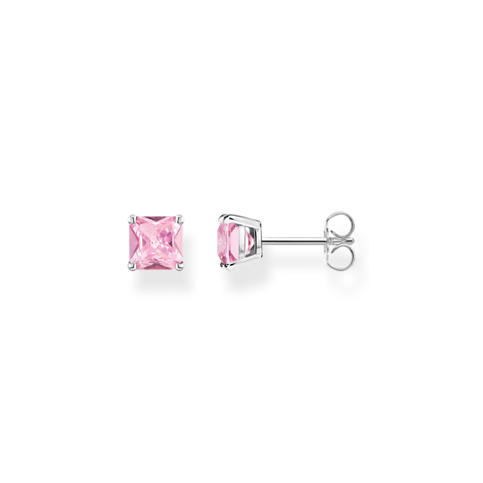 Thomas Sabo Silver Square Pink CZ Stud Earrings - MococoThomas SaboH2174 - 051 - 94051245548419Earrings