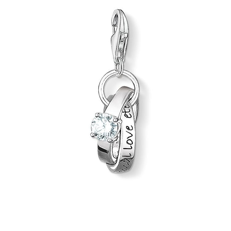 Thomas Sabo Silver Wedding Rings Charm - MococoThomas Sabo0673 - 051 - 149120701015491Charms