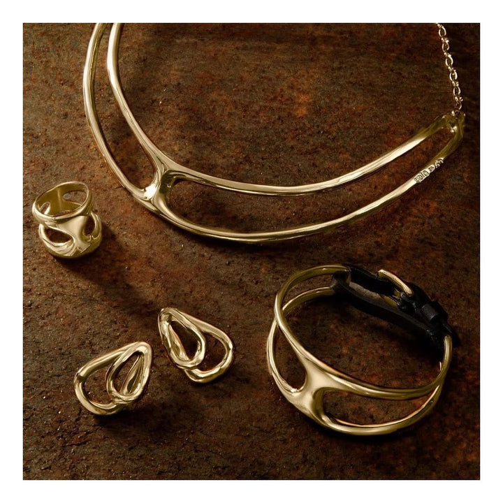 UNOde50 Gold Connected Earring - MococoUNOde50PEN0740ORO0000U/WEB8435302467343Earrings