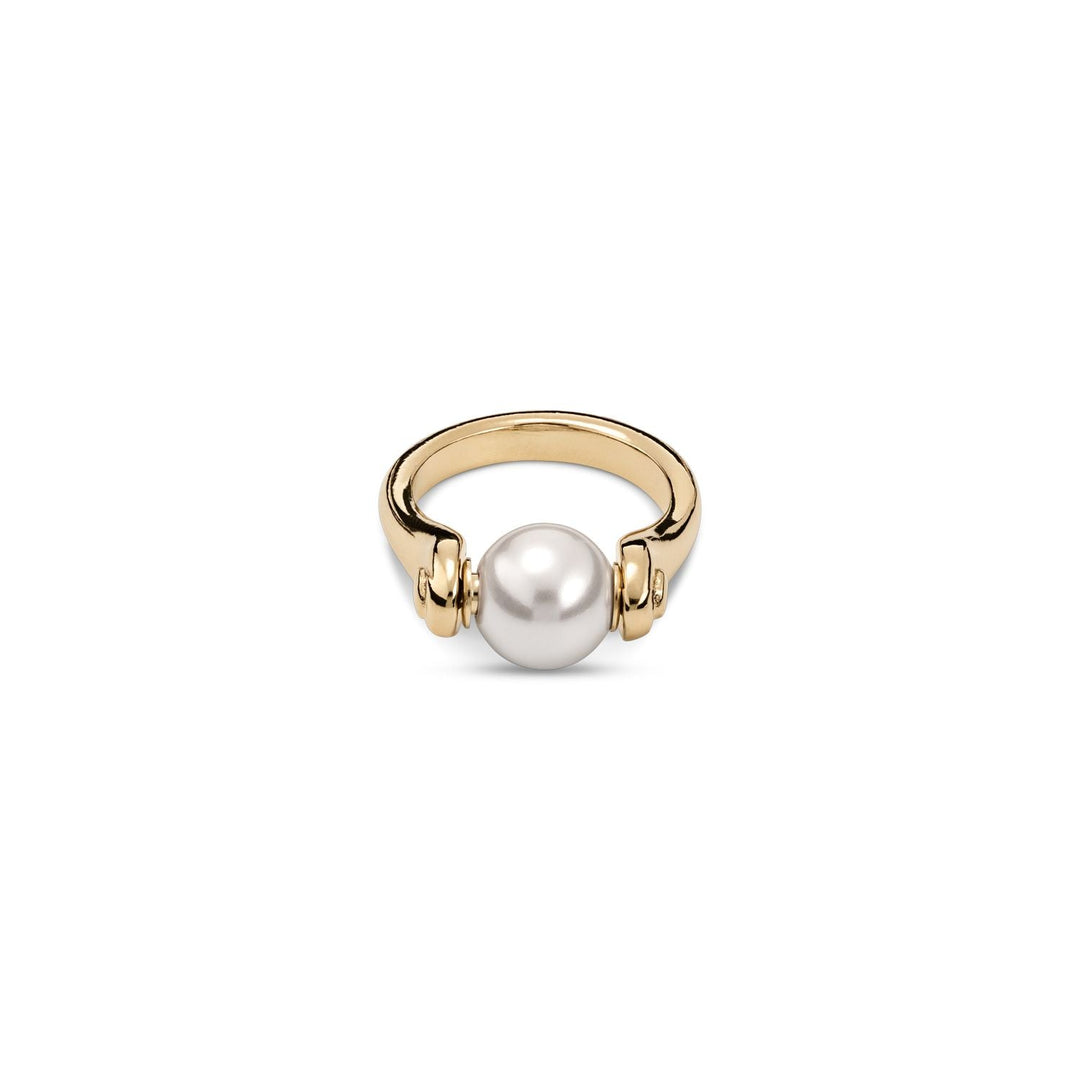 UNOde50 Gold Full PearlMoon Ring - MococoUNOde50ANI0717BPLORO188435302471739Rings