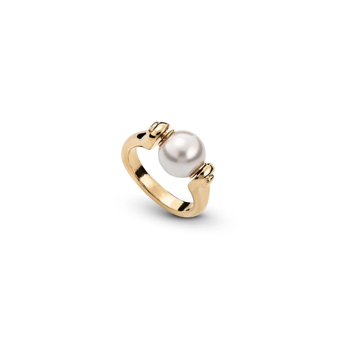 UNOde50 Gold Full PearlMoon Ring - MococoUNOde50ANI0717BPLORO188435302471739Rings