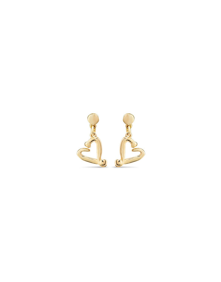 UNOde50 Gold One Love Earrings - MococoUNOde50PEN0887ORO0000U/WEB8435302479995Earrings