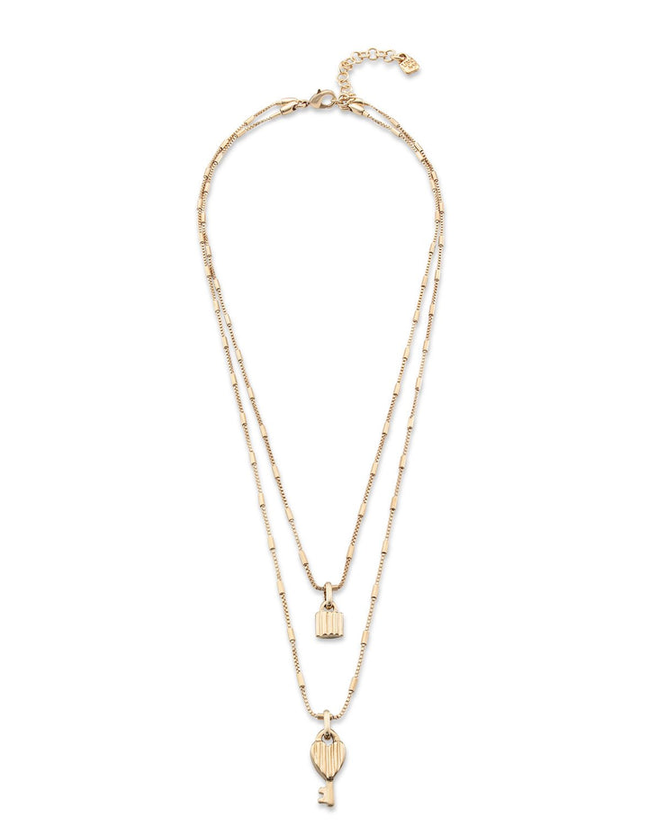 UNOde50 Gold Unlock Confident Necklace - MococoUNOde50COL1794ORO0000U/WEB8435302479582Necklaces