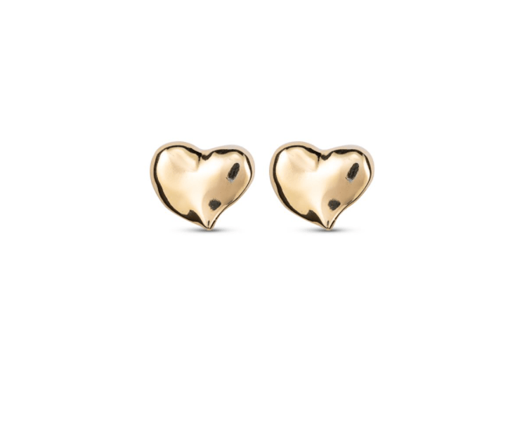 UNOde50 Gold UNO Heart Earrings - MococoUNOde50PEN0829ORO0000U8435302473207Earrings