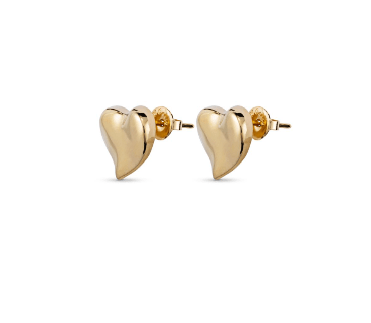UNOde50 Gold UNO Heart Earrings - MococoUNOde50PEN0829ORO0000U8435302473207Earrings