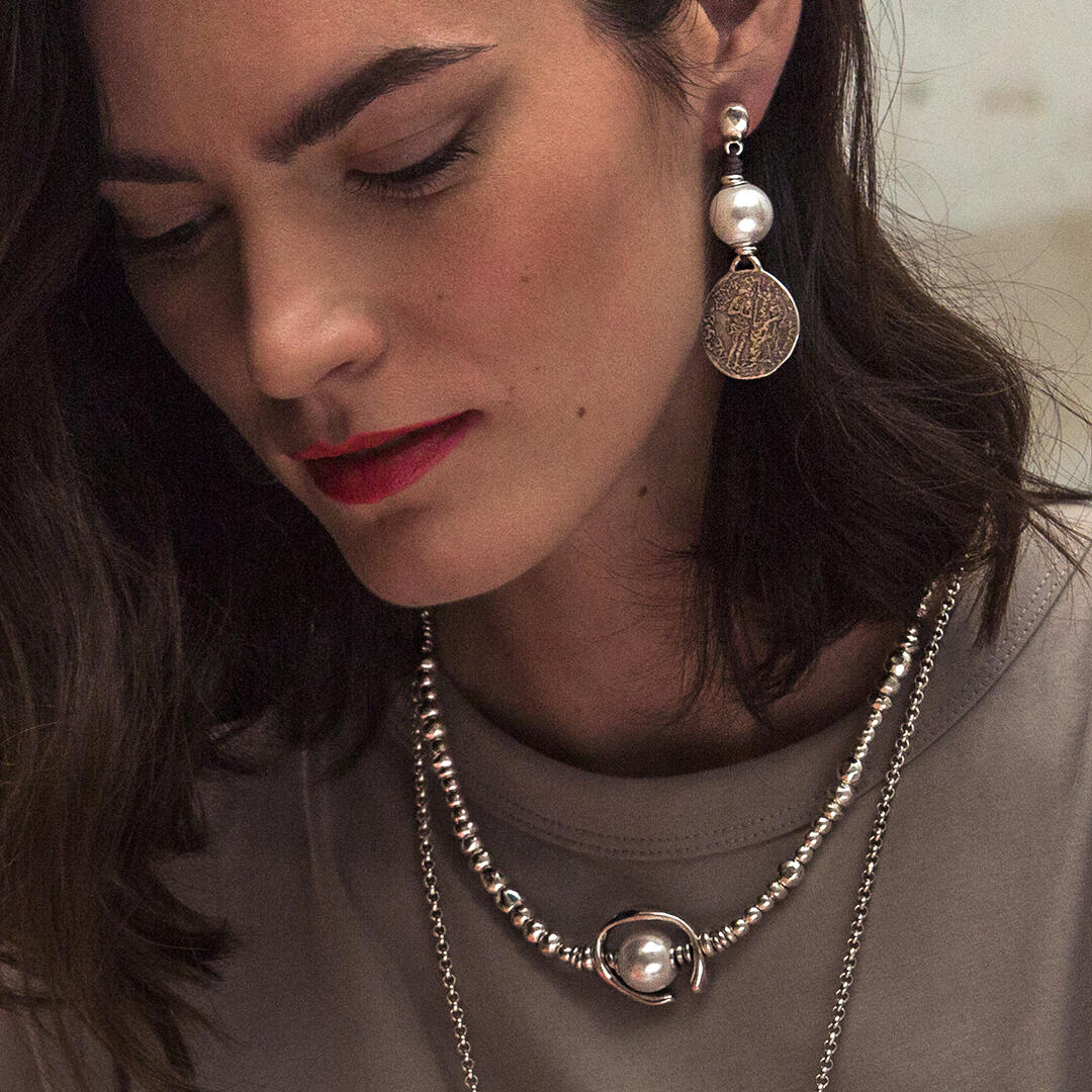 UNOde50 Silver Another Round, Oh Oh Oh... Pearl Necklace - MococoUNOde50COL0970BPLMTL0U8435302438107Necklace