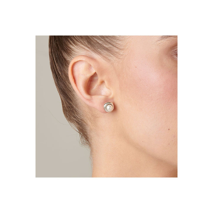 UNOde50 Silver Ego Pearl Earrings - MococoUNOde50PEN0461BPLMTL0U9012623030012Earrings