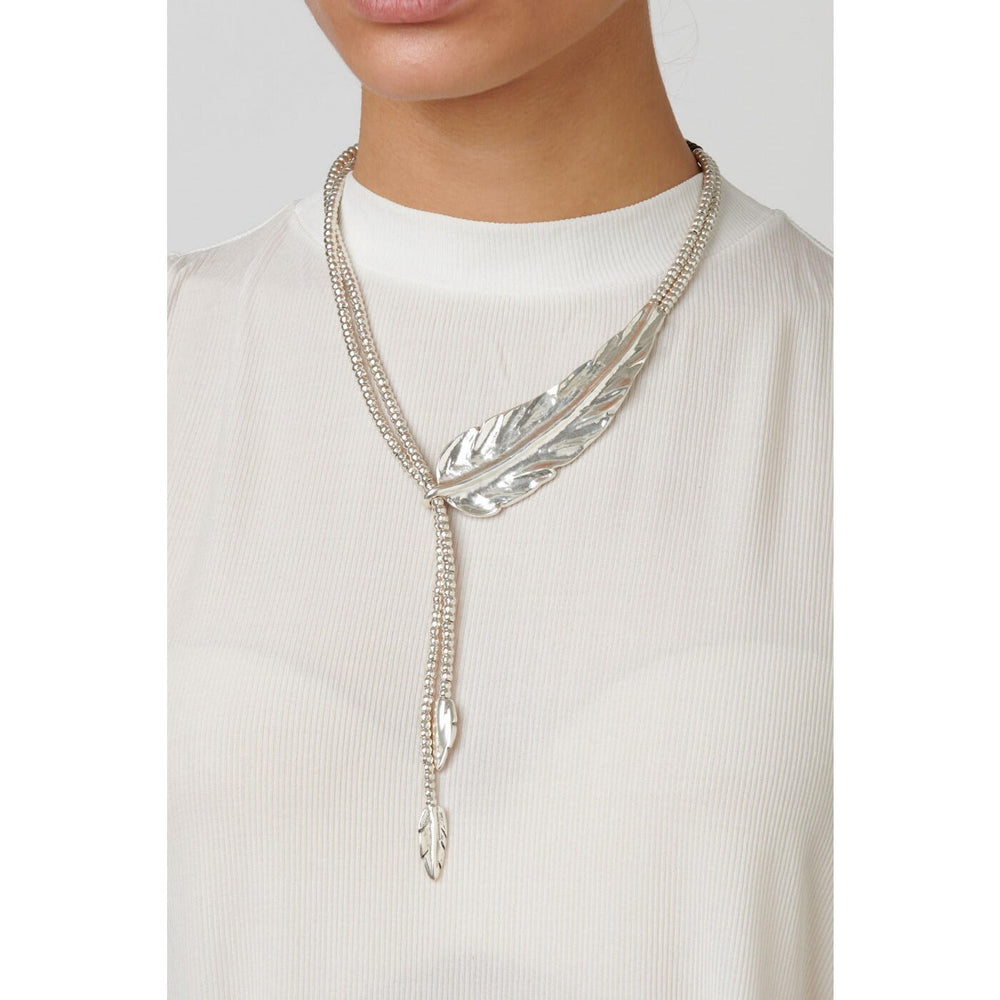 UNOde50 Silver Feather Necklace - MococoUNOde50COL1306MTL0000U9910854080011Necklaces