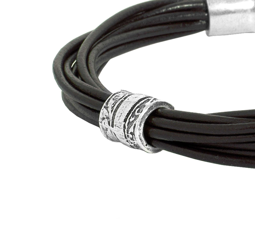 UNOde50 Silver Nemo Brown Leather Bracelet - MococoUNOde50PUL0551MAR000XL8435302408650Bracelets