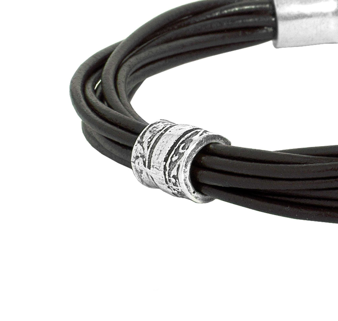 UNOde50 Silver Nemo Brown Leather Bracelet - MococoUNOde50PUL0551MAR000XL8435302408650Bracelets