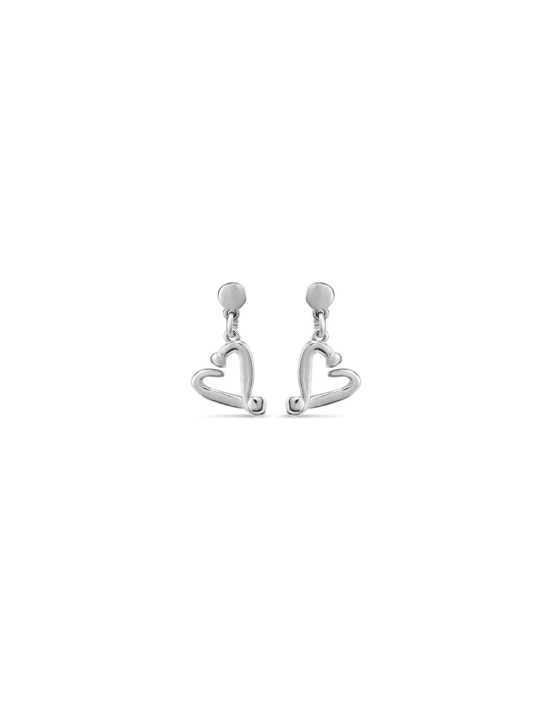UNOde50 Silver One Love Earrings - MococoUNOde50PEN0887MTL0000U/WEB8435302479988Earrings