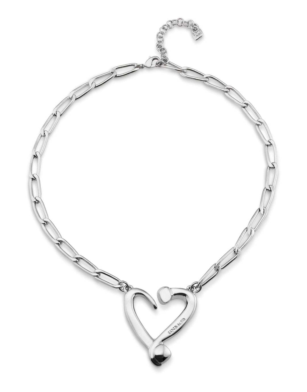UNOde50 Silver One Love Necklace - MococoUNOde50COL1804MTL0000U/WEB8435302479667Necklaces