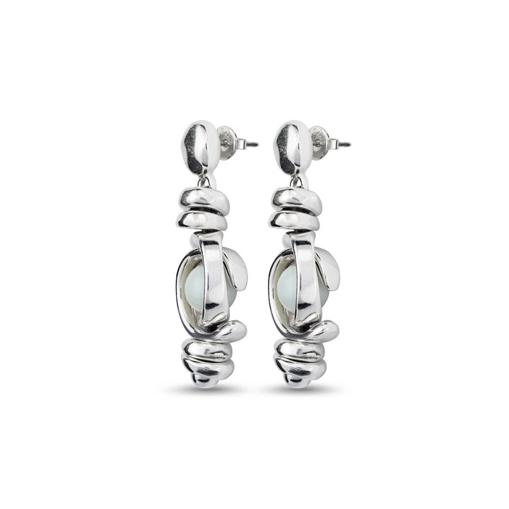 UNOde50 Silver Planets Amazonite Earrings - MococoUNOde50PEN0816AZUMTLOU8435302473177Earrings