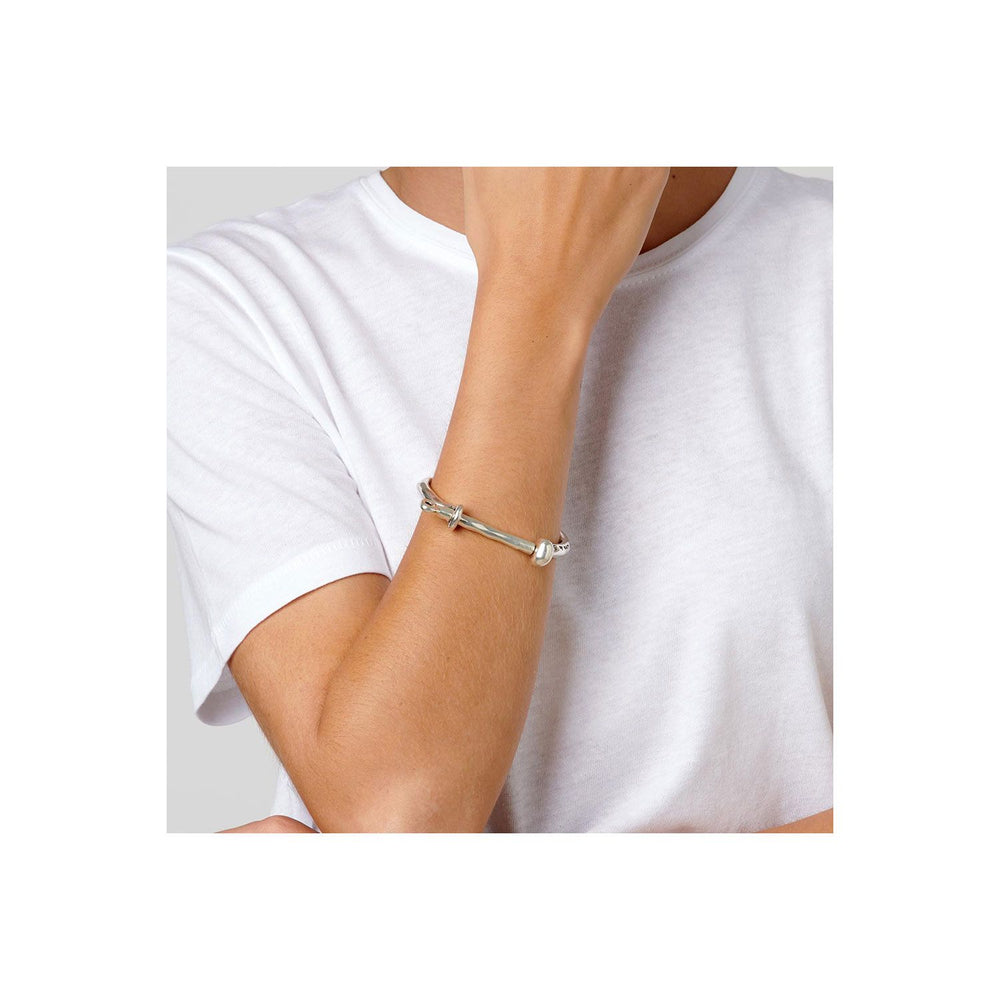UNOde50 Silver Shackled Bangle - MococoUNOde50PUL1245MTL0000MBracelets
